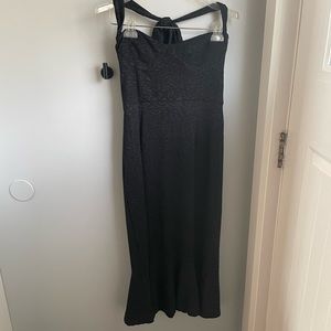 Anthropology Lace Mermaid Midi Dress